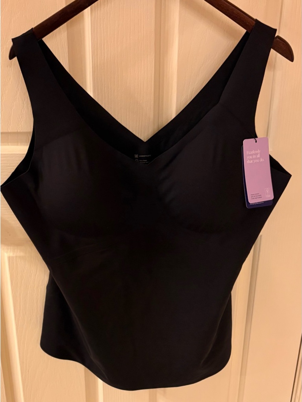 Honeylove Liftwear Tank, Black (Vamp), NWT. Size 3x. Compression, built in bra.